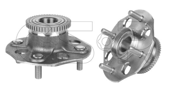 30*152*114 MOYEU ARRIERE HONDA VI 98->01 ABS 50 4 TROUS