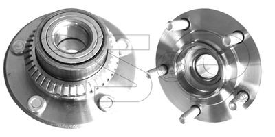 30*123,5 MOYEU MITSUBISHI LACER V 92->03 LANCER VII 03->13 ABS 43 4 TROUS 30*140