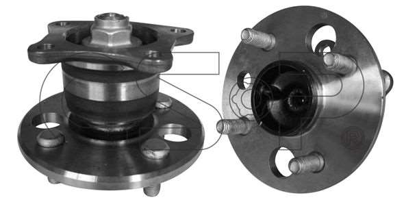 140*100 MOYEU ARRIERE TOYOTA COROLLA 87- >92, 92->97, 99->02 4TROUS