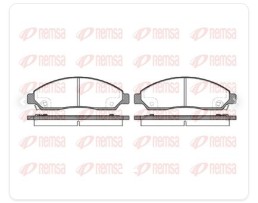 PLAQ FR REMSA ISUZU D-MAX AV / GDB3466 / GDB7619