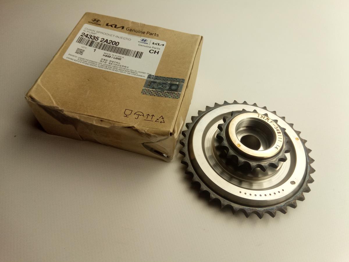 PIGNON POMPE INJECTION 24335-2A200 HYUNDAI i10/i20/i30 GETZ/IX20 KIA CEED/RIO/PICANTO/VENGA/SOUL/CARENS
